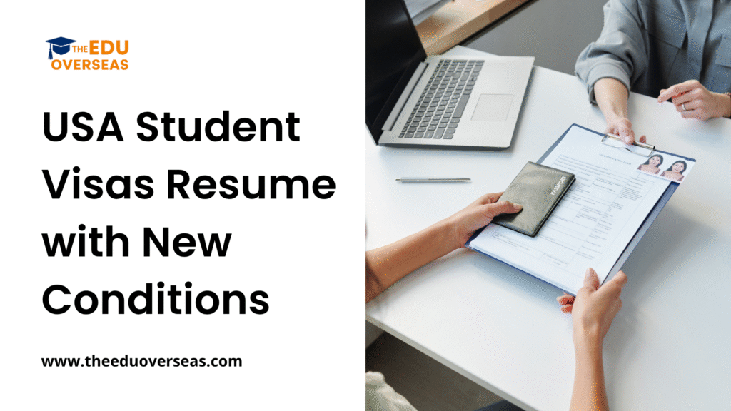 Good News: USA Student Visas Resume with New Conditions